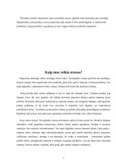 Stresas, jo priežastys ir būdai jį įveikti 7 puslapis