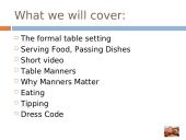 Dining etiquette 2 puslapis