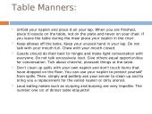 Dining etiquette 7 puslapis