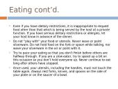 Dining etiquette 10 puslapis