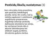 Priemaišos ir teršalai vaisinėse augalinėse medžiagose 13 puslapis