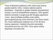Ligos progresavimas esant gimdos kaklelio intraepiteliniams navikams 3 puslapis