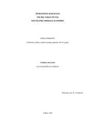 UAB „BoulingBall“ verslo planas