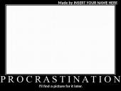 Simple presentation for Procrastination
