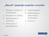 Prezentacija apie "Bosch" 4 puslapis