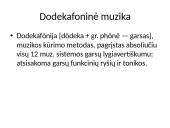 Modernioji, Atonalioji, Dodekafonija muzika 4 puslapis