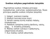Sveikos mitybos pagrindinės taisyklės 5 puslapis