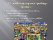 Logistinių procesų analizė UAB ,,Gedlito transportas 4 puslapis