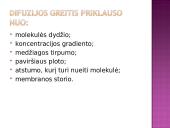 Medžiagų pernaša pro biologines membranas 11 puslapis