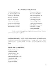 Lietuvių liaudies dainos referatas 9 puslapis