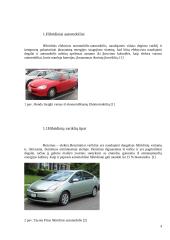 Hibridiniai automobiliai referatas 4 puslapis