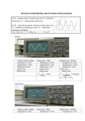 Signalo parametrų matavimas oscilografu