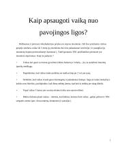 Tuberkuliozė. Kaip apsaugoti vaiką? 7 puslapis