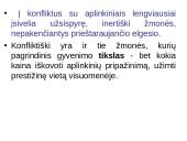 Konfliktai. Skaidrės 4 puslapis