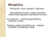 Miniatiūros rašymas 3 puslapis