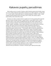 Šokolado skonis ir jį suteikiantys komponentai 4 puslapis