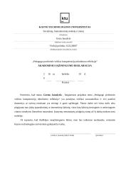 Pedagogo kompetencijų portfelis 3 puslapis