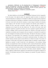 Pedagogo kompetencijų portfelis 4 puslapis