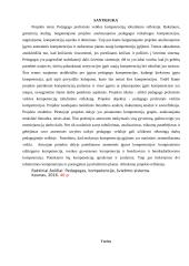 Pedagogo kompetencijų portfelis 5 puslapis