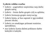 Vadovų vadovavimas ir darbuotojų motyvavimo priemonės 9 puslapis