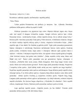 Ikimokyklinuko piešinio analizė