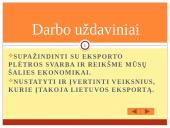 Lietuvos eksporto plėtra ir jos tendencijos 3 puslapis