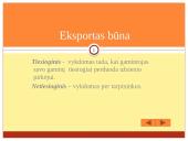 Lietuvos eksporto plėtra ir jos tendencijos 7 puslapis