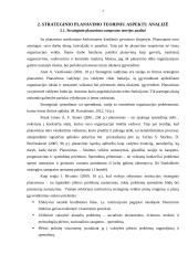 Organizacijos planavimo ypatumų analizė 7 puslapis