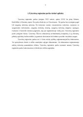 Tytuvėnų regioninio parko, teisinė , gamtinė, kultūrinė aplinka 5 puslapis