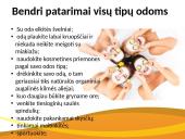 4 odos tipai; rekomendacijos; priežiūra 11 puslapis