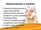 4 odos tipai; rekomendacijos; priežiūra 4 puslapis