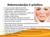 4 odos tipai; rekomendacijos; priežiūra 10 puslapis