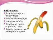 Genetiškai modifikuoti organizmai (GMO) pristatymas 9 puslapis