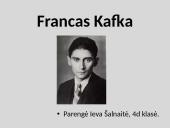 F.Kafka biografija ir kūryba skaidrės