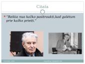 Justinas Marcinkevičius skaidrės 5 puslapis