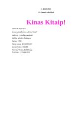 Kino teatras ,,Kinas kitaip“ 3 puslapis