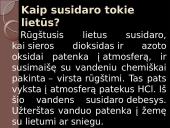 Rūgštieji lietūs, jų susidarymas, reikšmė žemei 5 puslapis