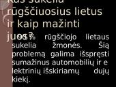 Rūgštieji lietūs, jų susidarymas, reikšmė žemei 9 puslapis