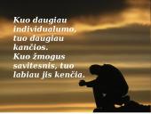 Kančios įprasminimas žmogaus gyvenime 16 puslapis