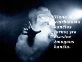 Kančios įprasminimas žmogaus gyvenime 8 puslapis