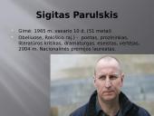 Sigitas Parulskis ir jo kūryba 2 puslapis