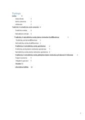 Tradicinių ir netradicinių verslų plėtojimas Lietuvos kaimiškose vietovėse