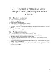 Tradicinių ir netradicinių verslų plėtojimas Lietuvos kaimiškose vietovėse 8 puslapis