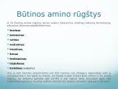 Mitybos fiziologija. Būtinos amino rūgštys ir jų natūralūs šaltiniai 9 puslapis