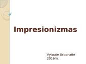 Impresionizmas skaidrės