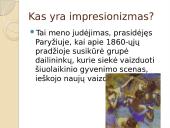 Impresionizmas skaidrės 2 puslapis