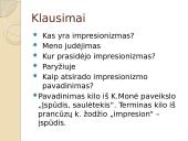 Impresionizmas skaidrės 12 puslapis