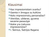 Impresionizmas skaidrės 13 puslapis