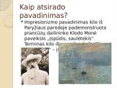 Impresionizmas skaidrės 3 puslapis