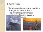 Impresionizmas skaidrės 8 puslapis